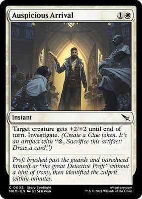 Auspicious Arrival MKM 5 NM Magic: The Gathering