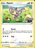 Aipom Pokemon GO 056/078 Common Pokémon — English Lightly Played