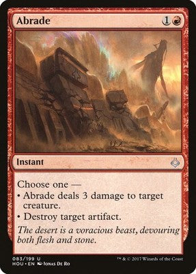 Abrade HOU 83 NM Magic: The Gathering
