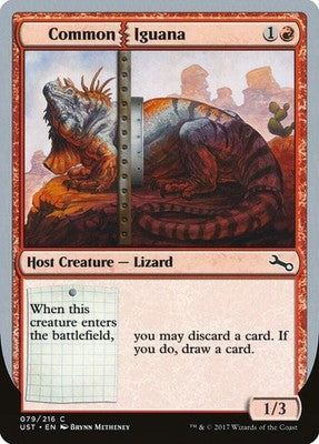Common Iguana UST 79 NM Magic: The Gathering