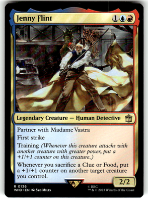 Jenny Flint Universes Beyond: Doctor Who 136 R Magic: The Gathering Near Mint