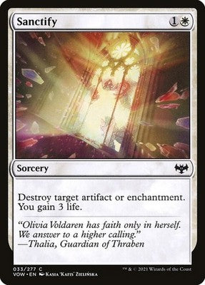 Sanctify VOW 33 LP Magic: The Gathering