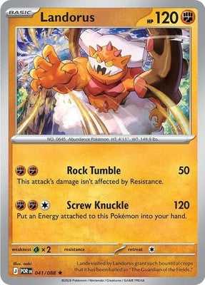 Landorus 041/088 ME03: Perfect Order Reverse Holofoil Pokémon TCG