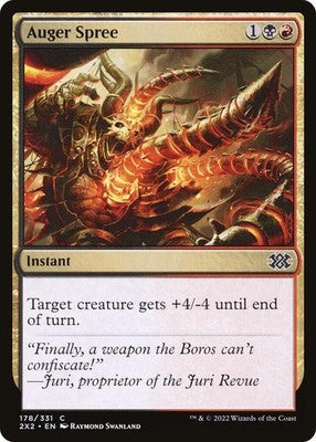 Auger Spree 2X2 178 NM Magic: The Gathering