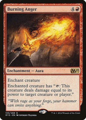 Burning Anger M15 133 NM Magic: The Gathering