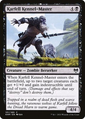 Karfell Kennel-Master KHM 101 Foil NM Magic: The Gathering