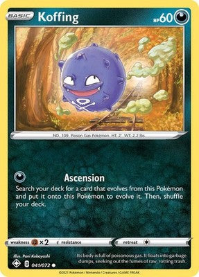 Koffing 041/072 Shining Fates Pokémon TCG