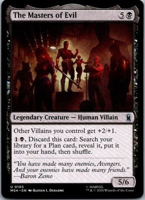 The Masters of Evil 105 Uncommon Marvel Super Heroes Magic: The Gathering NM
