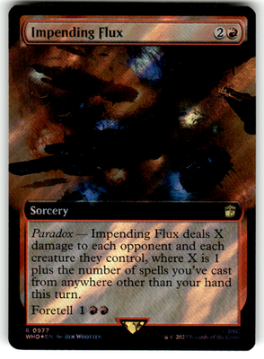 Impending Flux (Extended Art) (Surge Foil) Universes Beyond: Doctor Who 977 R