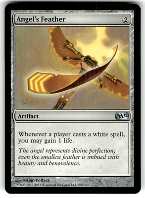 Angel's Feather Magic 2012 (M12) 202 U Magic: The Gathering Near Mint