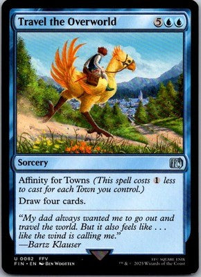 Travel the Overworld 82 Uncommon FINAL FANTASY Magic: The Gathering Near Mint