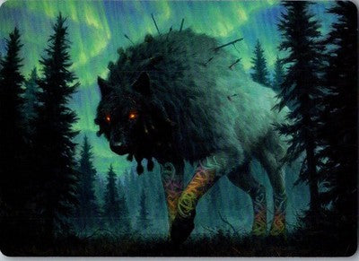 Sarulf, Realm Eater Art Card 65 Art Series: Kaldheim Magic: The Gathering NM