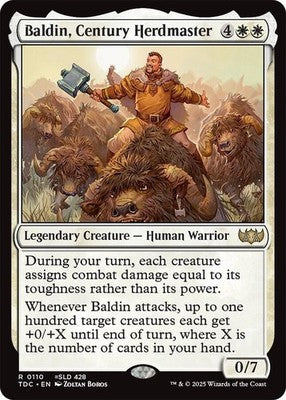 Baldin, Century Herdmaster TDC 110 NM Magic: The Gathering
