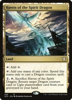 Haven of the Spirit Dragon AFC 245 NM Magic: The Gathering