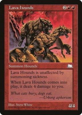 Lava Hounds WTH 109 LP Magic: The Gathering