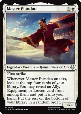 Master Piandao TLA 28 NM Magic: The Gathering