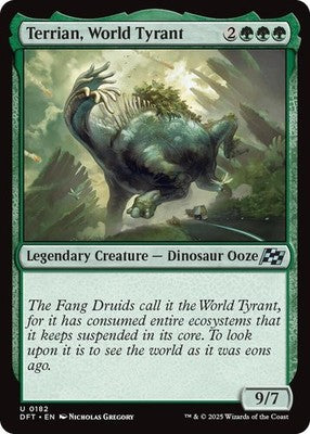 Terrian, World Tyrant DFT 182 NM Magic: The Gathering
