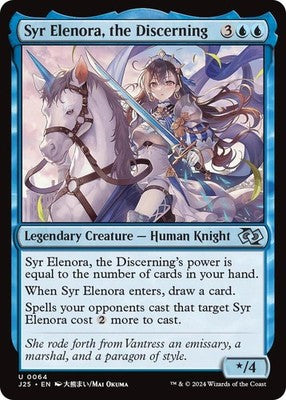 Syr Elenora, the Discerning J25 64 NM Magic: The Gathering