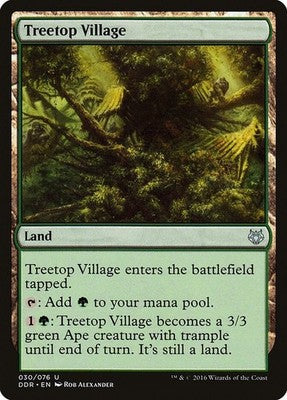 Treetop Village DDR 30 NM Magic: The Gathering