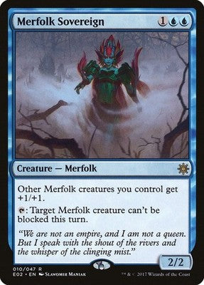 Merfolk Sovereign E02 10 NM Magic: The Gathering
