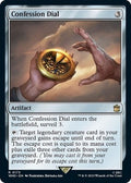 Confession Dial WHO 173 NM Magic: The Gathering