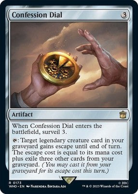 Confession Dial WHO 173 NM Magic: The Gathering