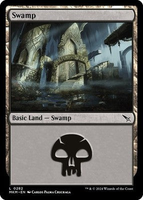Swamp MKM 282 Foil NM Magic: The Gathering