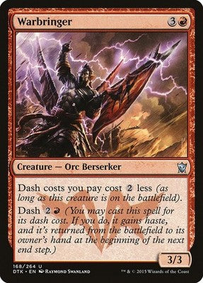 Warbringer DTK 168 NM Magic: The Gathering