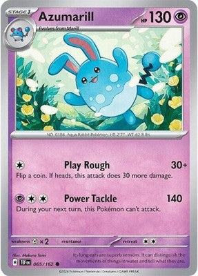 Azumarill 065/162 SV05: Temporal Forces Pokémon TCG