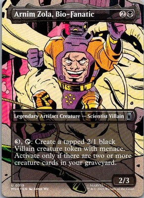 Arnim Zola, Bio-Fanatic (Borderless) 319 Marvel Super Heroes NM