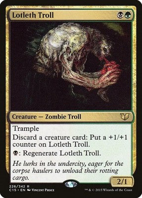 Lotleth Troll C15 226 LP Magic: The Gathering