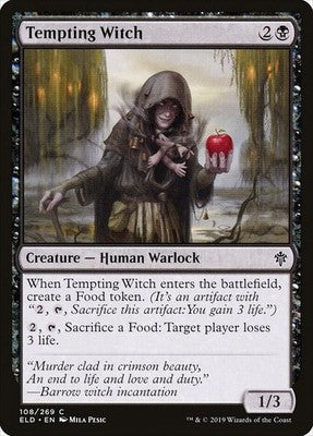 Tempting Witch ELD 108 NM Magic: The Gathering