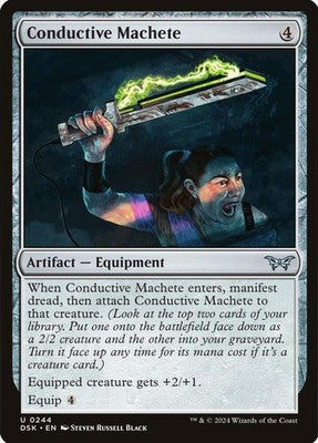 Conductive Machete DSK 244 NM Magic: The Gathering