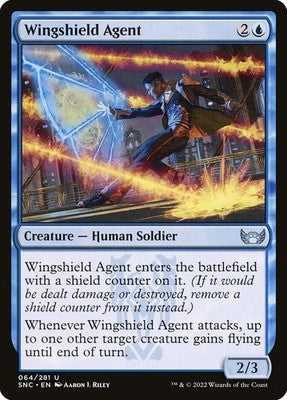 Wingshield Agent SNC 64 NM Magic: The Gathering