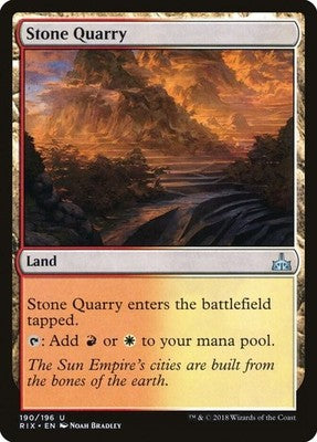 Stone Quarry RIX 190 NM Magic: The Gathering