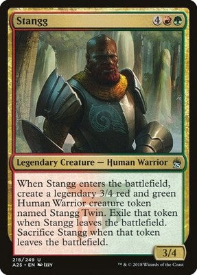 Stangg A25 218 NM Magic: The Gathering