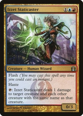 Izzet Staticaster RTR 173 NM Magic: The Gathering
