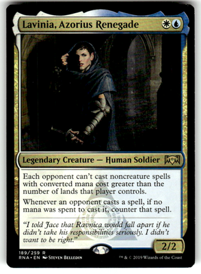 Lavinia, Azorius Renegade Ravnica Allegiance 189 R Magic: The Gathering