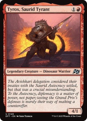 Tyrox, Saurid Tyrant DFT 149 NM Magic: The Gathering