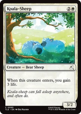 Koala-Sheep TLE 80 NM Magic: The Gathering