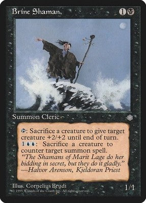 Brine Shaman ICE 115 LP Magic: The Gathering
