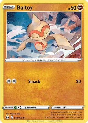 Baltoy 070/159 SWSH: Crown Zenith Pokémon TCG