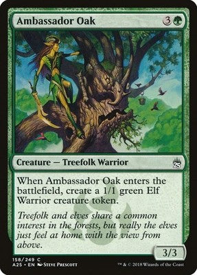 Ambassador Oak A25 158 NM Magic: The Gathering