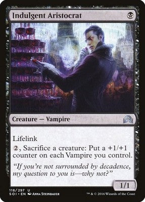 Indulgent Aristocrat SOI 118 NM Magic: The Gathering