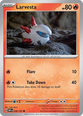 Larvesta 040/197 SV03: Obsidian Flames Reverse Holofoil Pokémon TCG