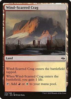 Wind-Scarred Crag FRF 175 LP Magic: The Gathering