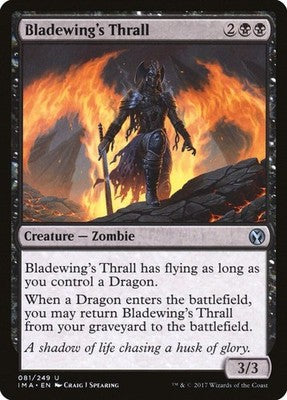 Bladewing's Thrall IMA 81 NM Magic: The Gathering