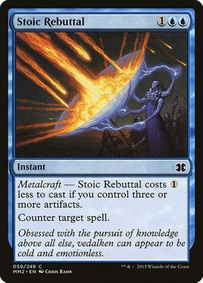 Stoic Rebuttal MM2 59 NM Magic: The Gathering