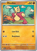 Mienfoo 096/182 SV04: Paradox Rift Reverse Holofoil Pokémon TCG