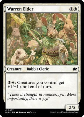 Warren Elder BLB 37 Foil NM Magic: The Gathering